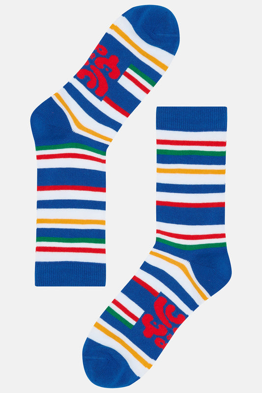 JoJo - Cotton Socks in Brighton Stripe