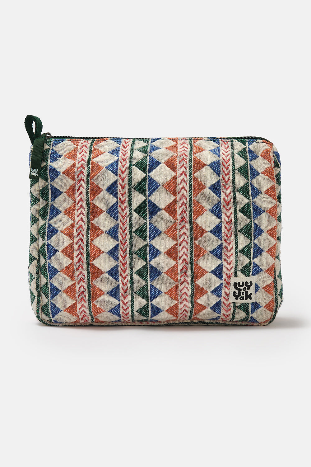 Malina - Washbag in Multi Triangles Print