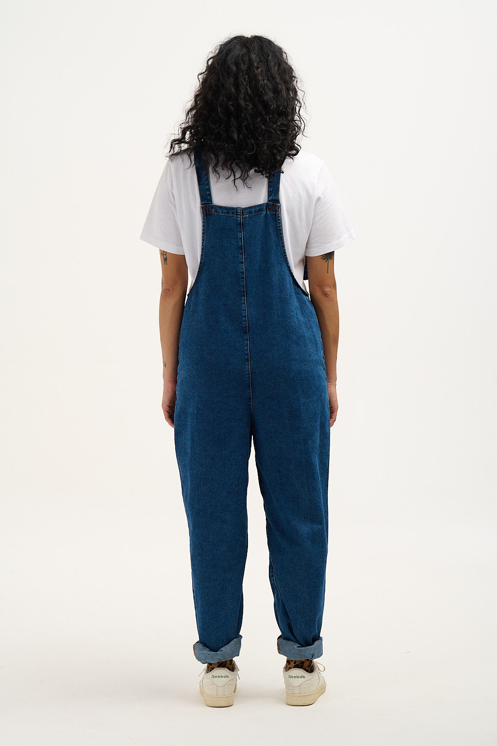 Original - Denim Dungarees in Mid Wash Blue